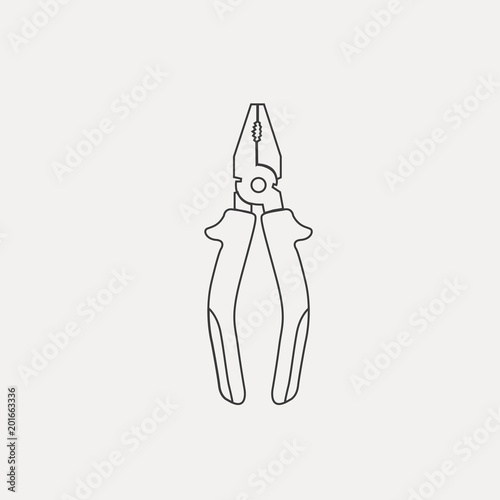 nippers vector icon