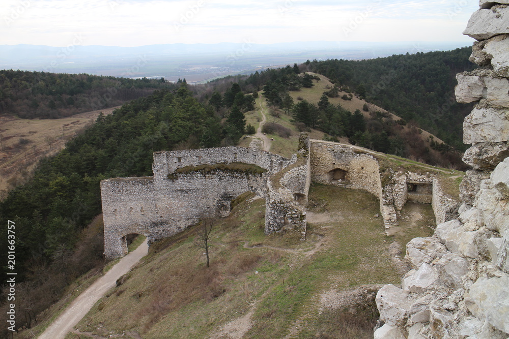 Castle of Countess Elisabeth Báthory, Čachtice, Slovakia