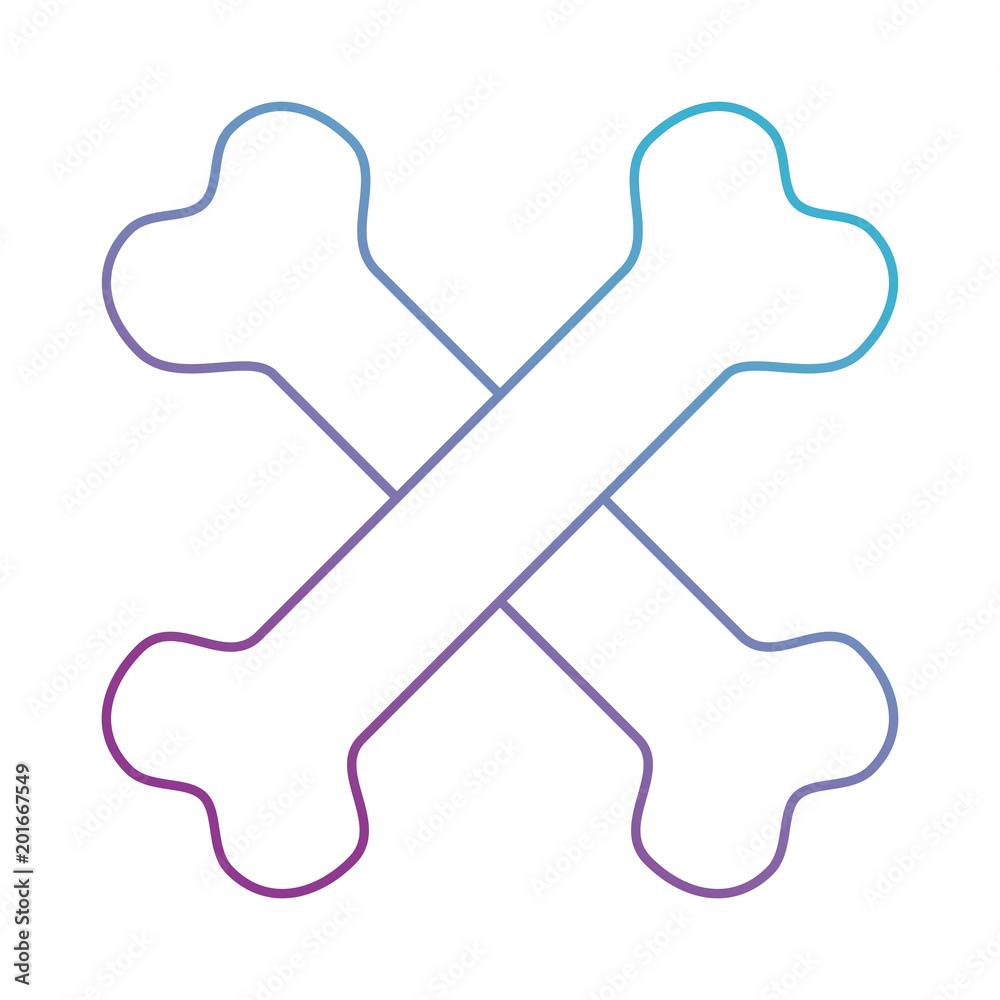bones crossed toy mascot icon vector illustration design bones crossed toy mascot icon vector illustration design