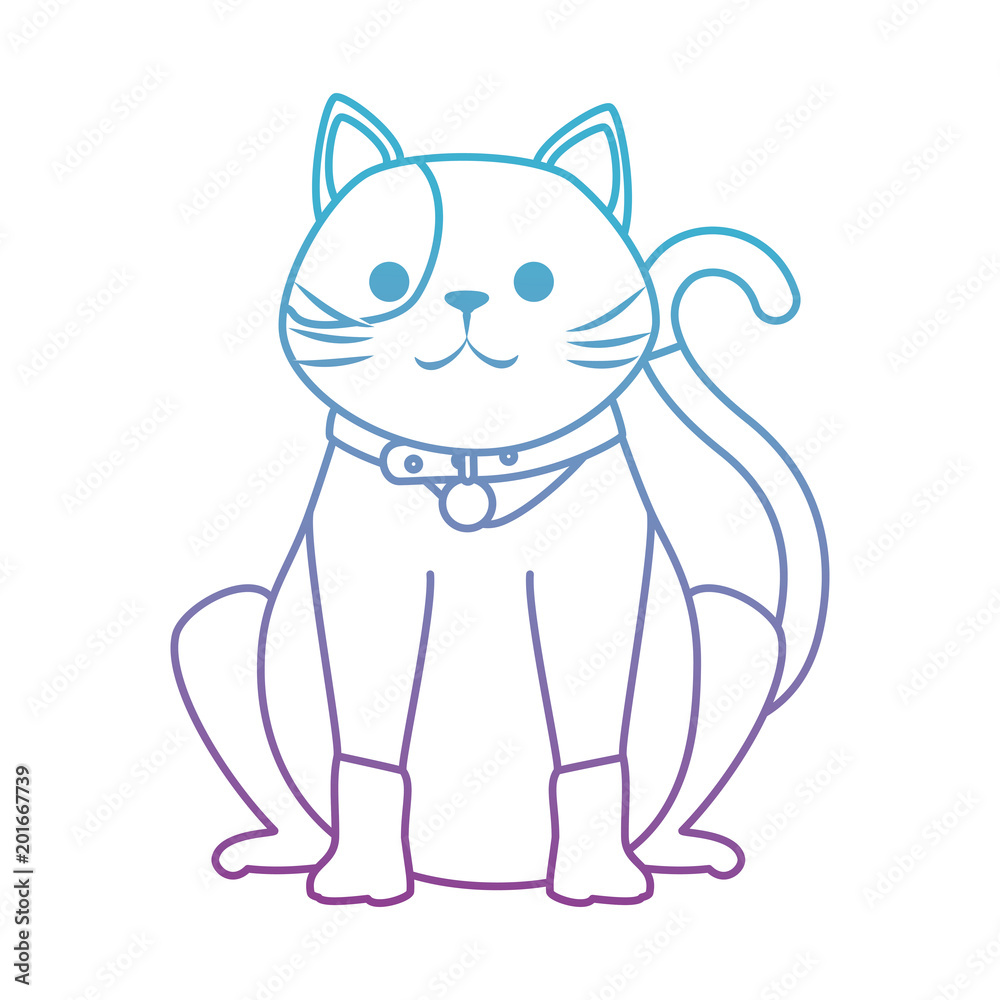 cute cat mascot character vector illustration design cute cat mascot character vector illustration design