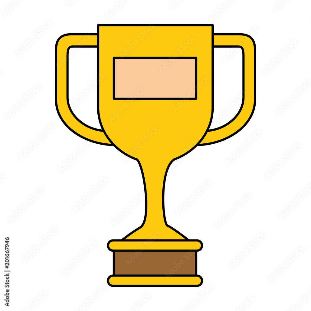 trophy cup award icon vector illustration design trophy cup award icon vector illustration design