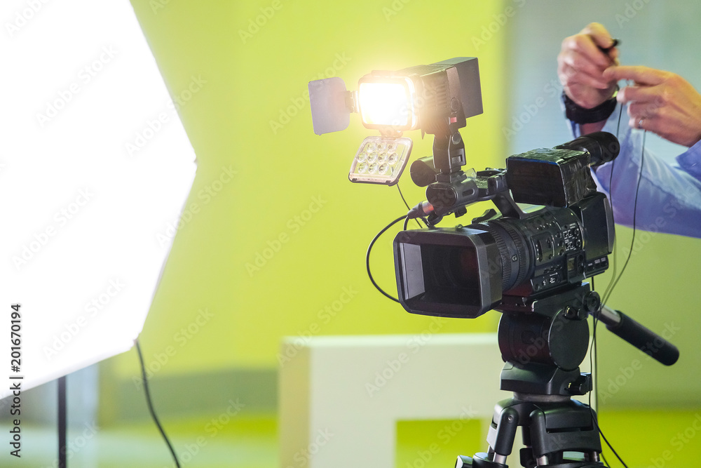 Fototapeta premium Image of video camera