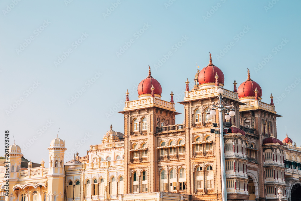 Mysore Palace historical architecture in Mysore, India