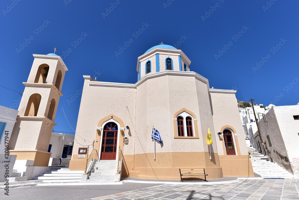 One of the main churches of Chora on Serifos island in Greece