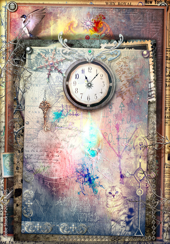 Bilde på lerret Wonderland. Alice and through the looking-glass series