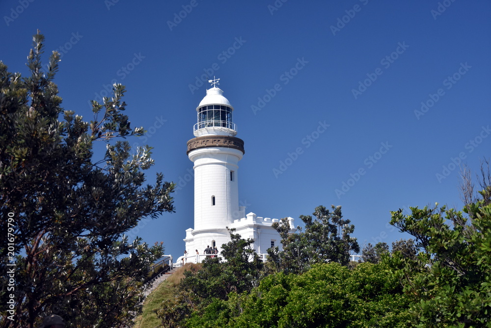 Byron Bay, Australia - Dec 25, 2017. The most easterly point of the australian mainland; the lighthouse of Cape Byron.