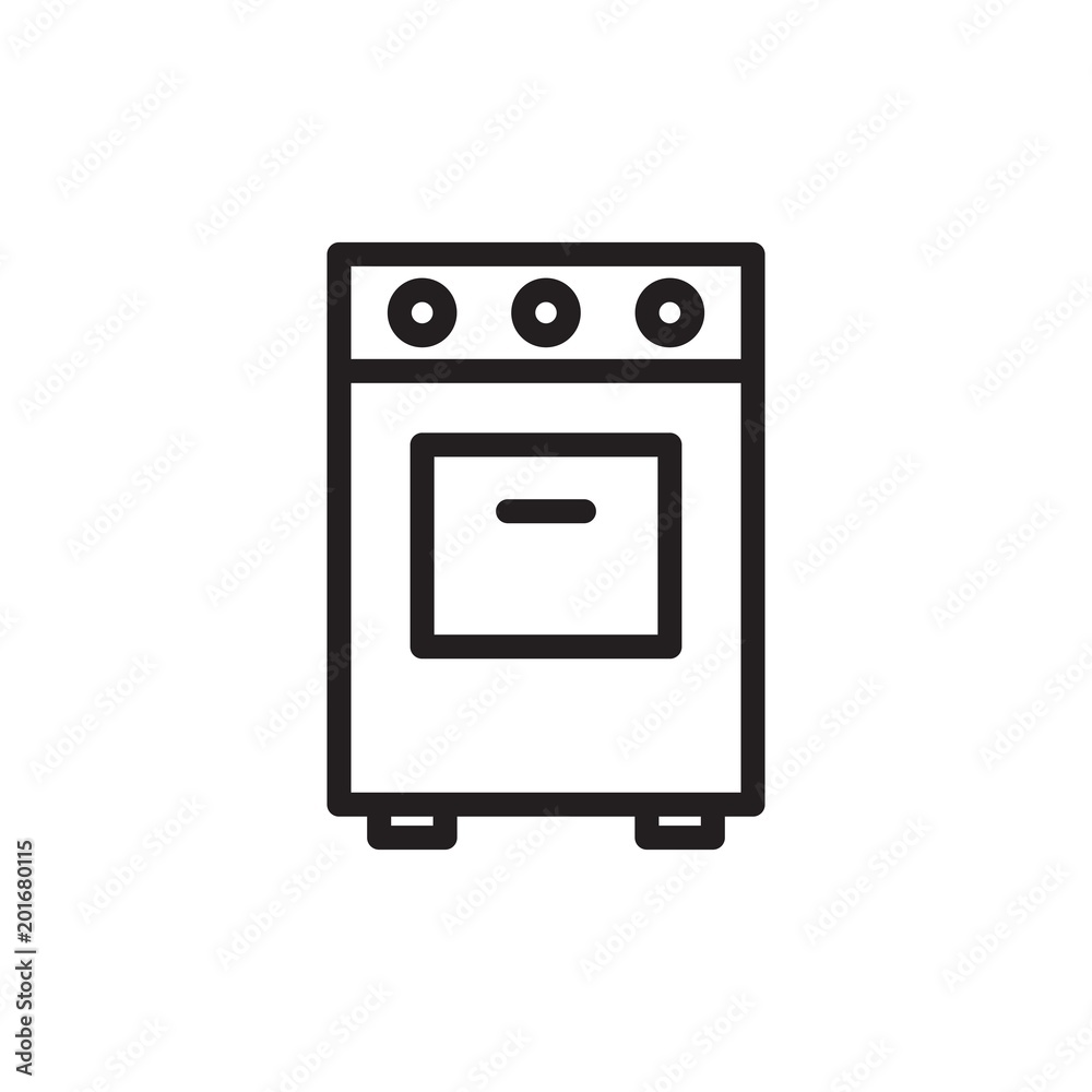 kitchen stove outline vector icon. Modern simple isolated sign. Pixel perfect vector illustration for logo, website, mobile app and other designs kitchen stove outline vector icon. Modern simple isolated sign. Pixel perfect vector illustration for logo, website, mobile app and other designs