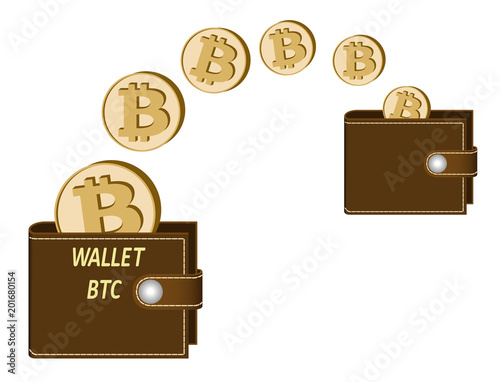 transfer bitcoin coins from one wallet to another