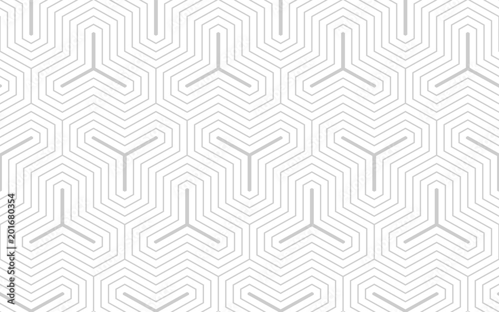 Pattern seamless abstract background white and gray line. Geometric pattern design vector.