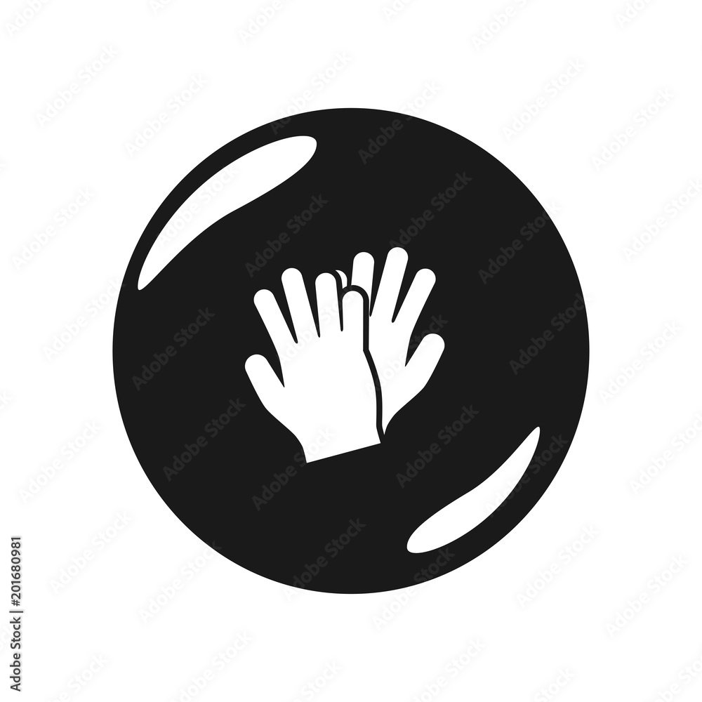 Obraz premium Gloves icon. Vector Illustration