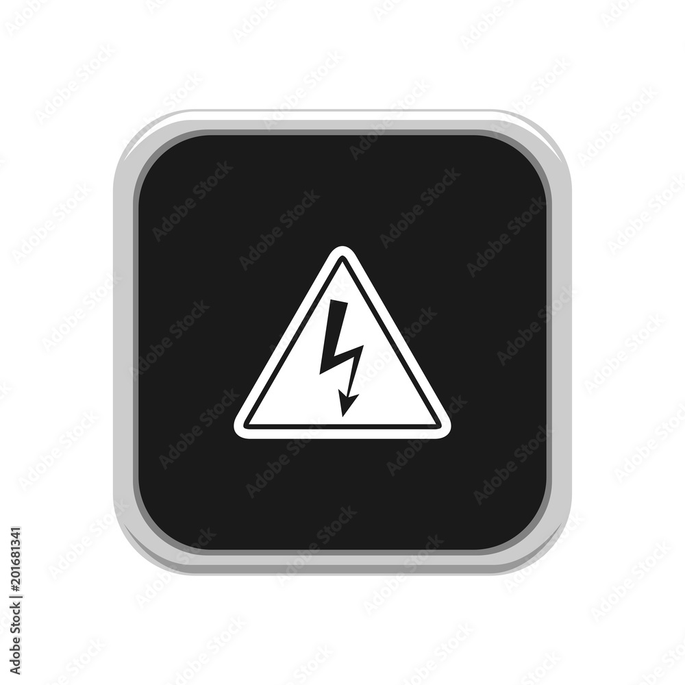 Electricity danger icon Electricity danger icon