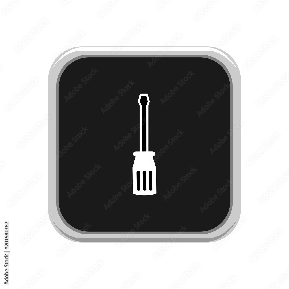 Screwdriver icon. Vector Illustration Screwdriver icon. Vector Illustration