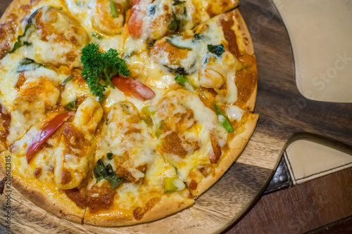 Pizza on the table