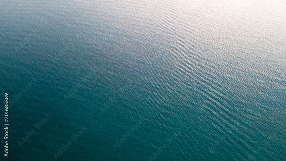 Sea surface aerial view - obrazy, fototapety, plakaty 