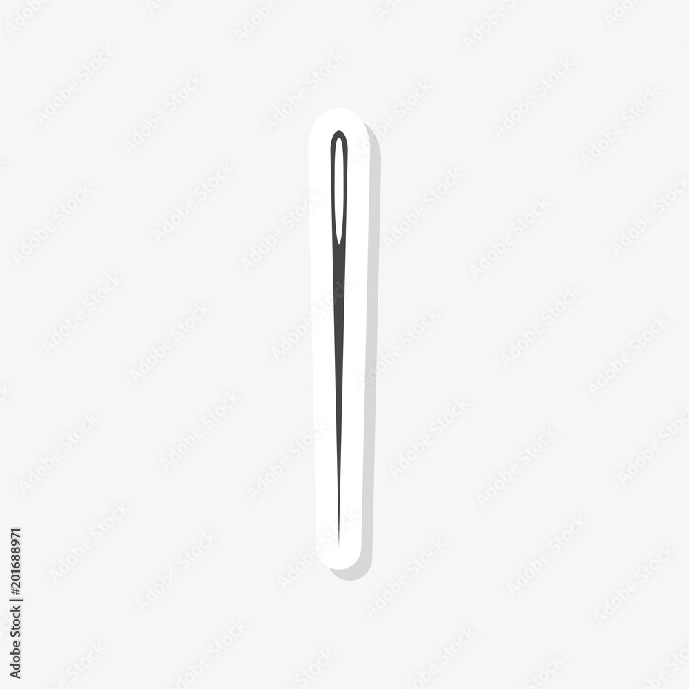 Needle sticker, simple vector icon Needle sticker, simple vector icon