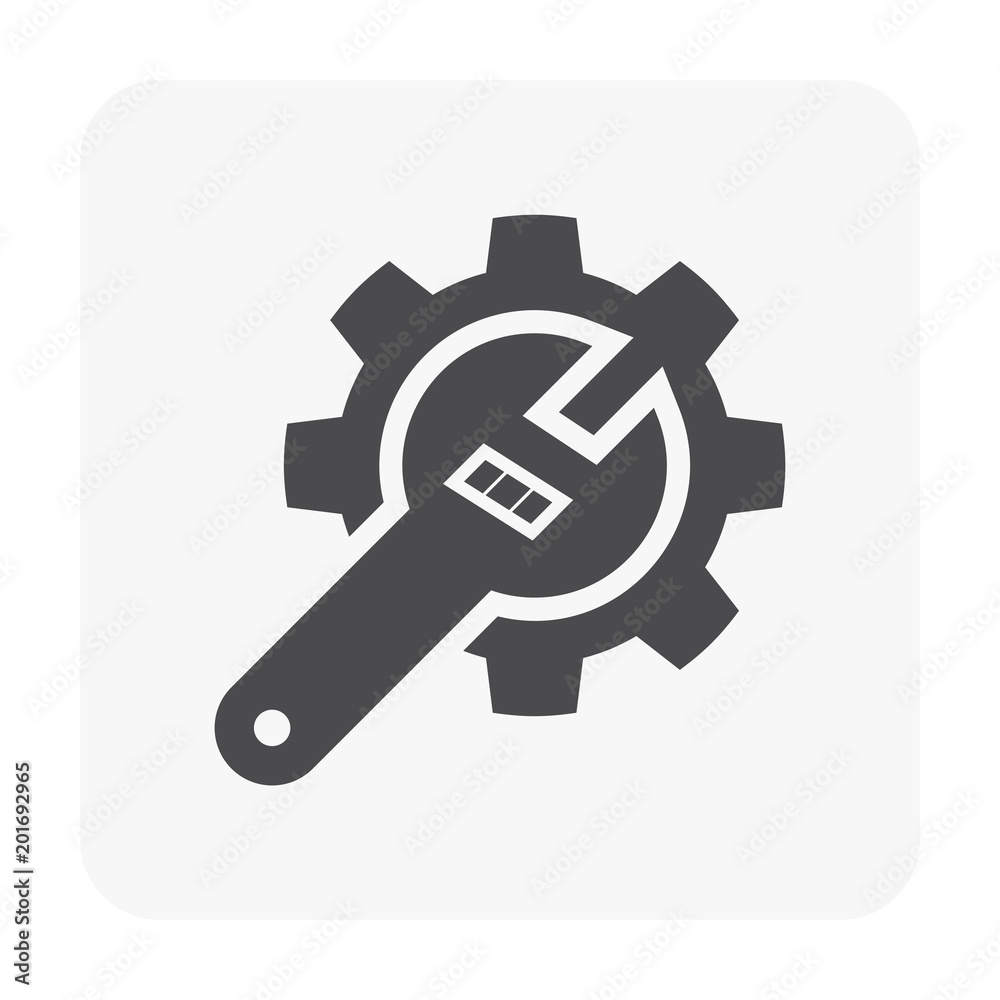 Service icon on white. Service icon on white.