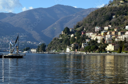 Wallpaper Mural Blick auf den Comer See Torontodigital.ca