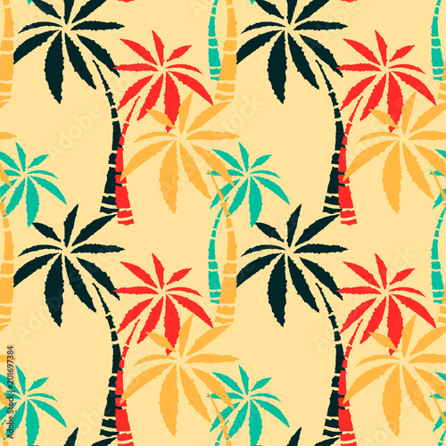 Summer seamless pattern