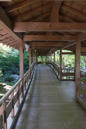 The corridor of Japanese traditional old house.