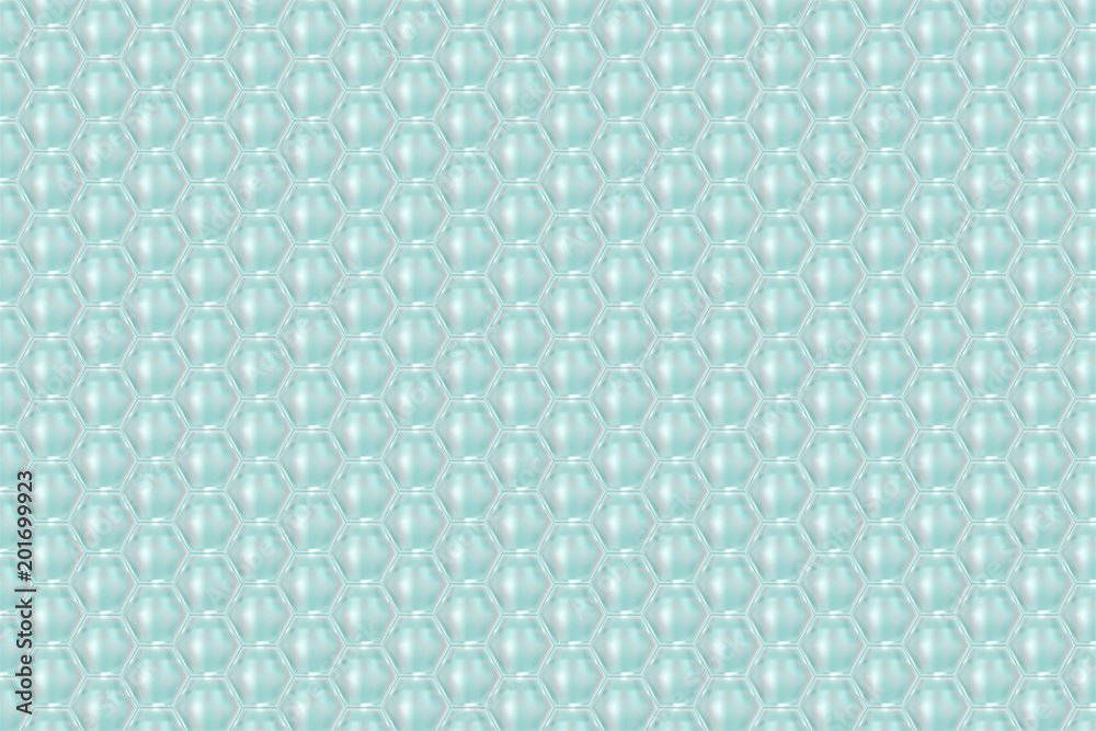 Light blue abstract hexagonal background texture, illustration vector.