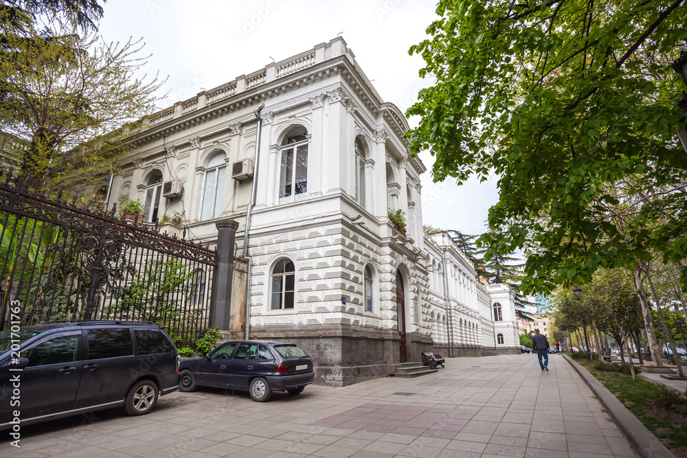 Fototapeta premium Building of First Parliament of Georgia, Tbilisi