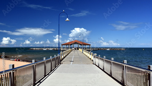 Redcliffe Jetty is one of the Moreton Bay Region's most identifiable landmarks, becoming an iconic part of Redcliffe peninsula's landscape since its construction in 1885. photo