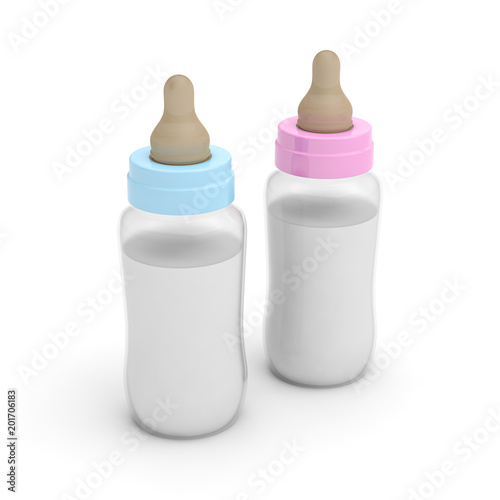 Biberon garçon fille lait bébé nourrisson photo