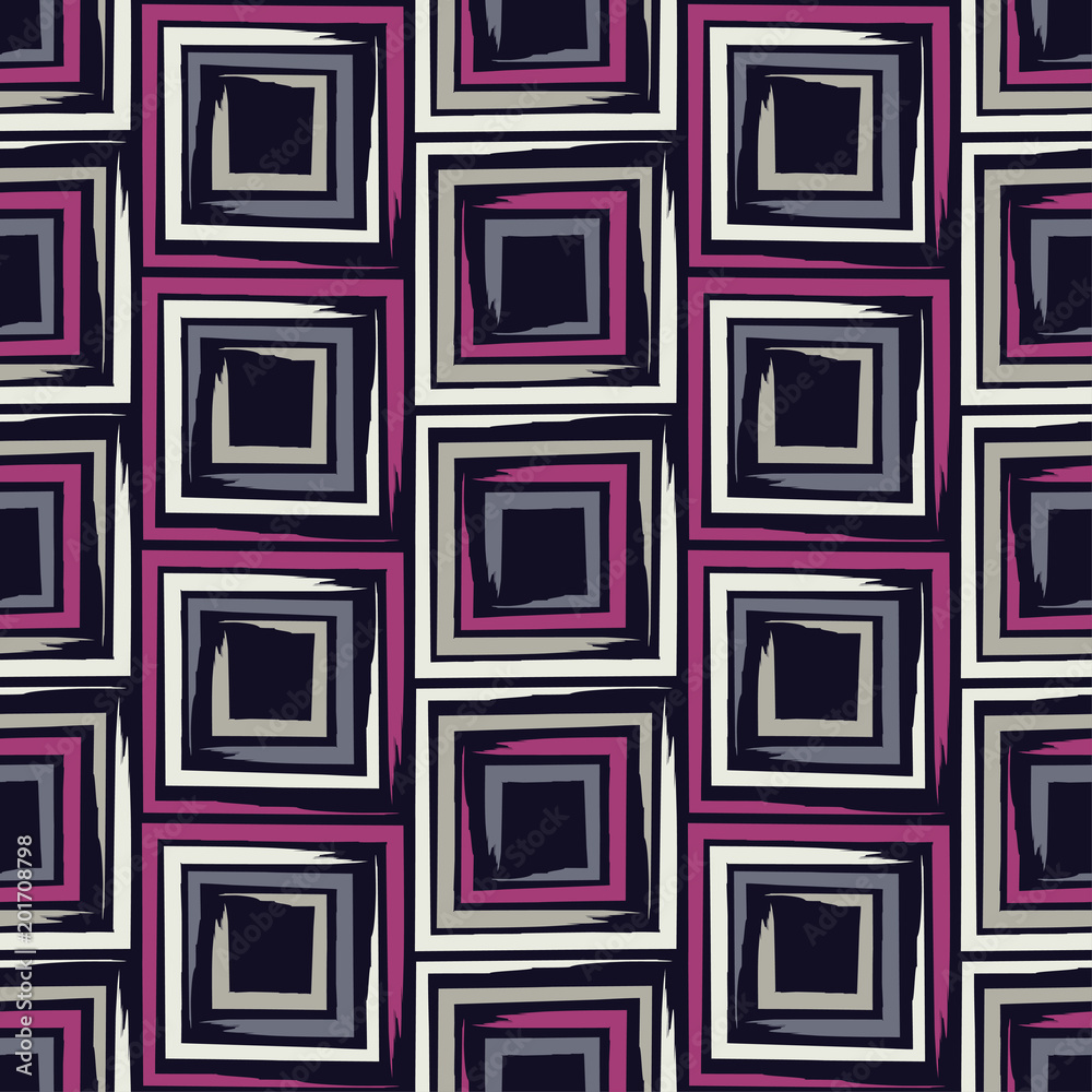 Seamless geometric pattern. The texture of the squares. Brushwork. Scribble texture. Textile rapport. Seamless geometric pattern. The texture of the squares. Brushwork. Scribble texture. Textile rapport.