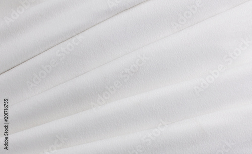 white fleece blanket, tissue sample