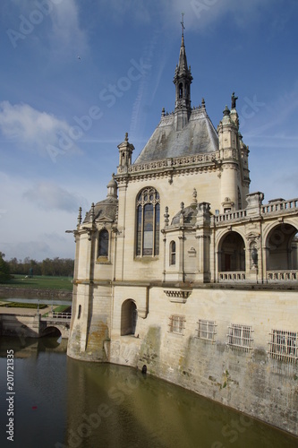 Gros plan sur des éléments architecturaux de châteaux de la renaissance française  © sebastienvdc