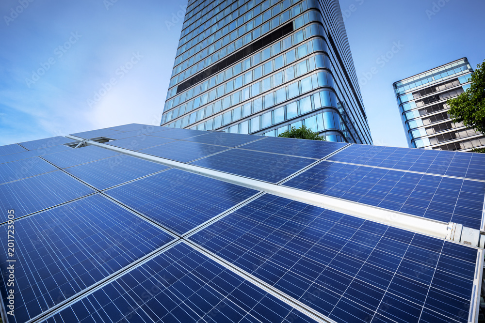 Obraz premium Solar photovoltaic panels