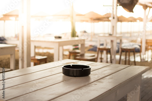 The beach bar is ready for guests