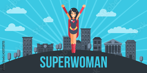 Super woman concept