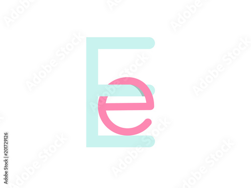 EE Initial Logo for your startup venture