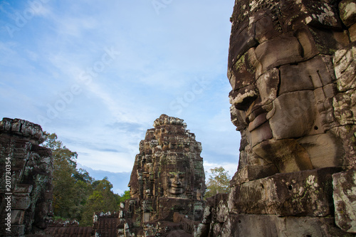 カンボジアのアンコール・トム遺跡