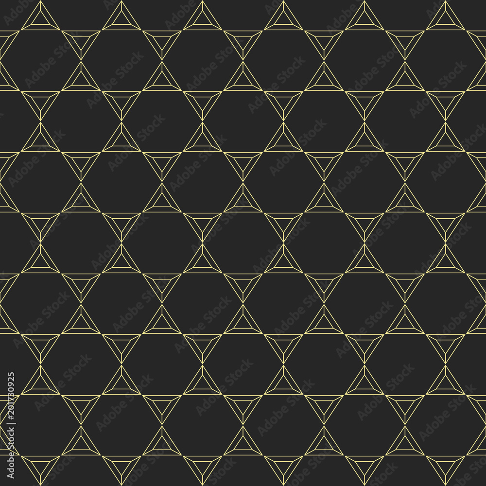 Abstract seamless pattern made from linear triangles. Abstract seamless pattern made from linear triangles.