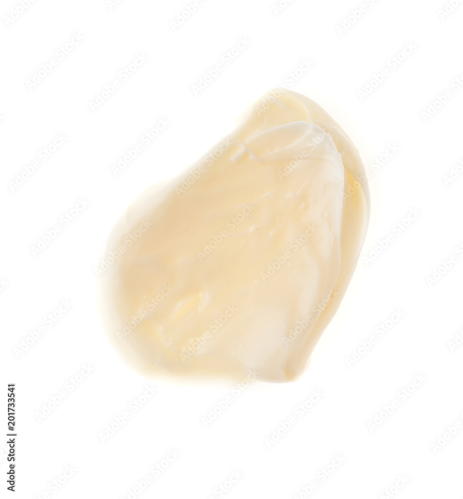 snail repair cream in abstract shape on background