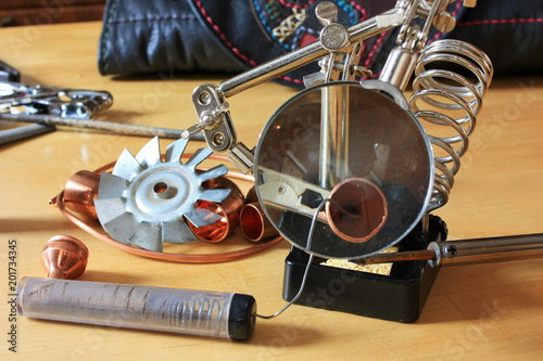 Tools and materials for soldering