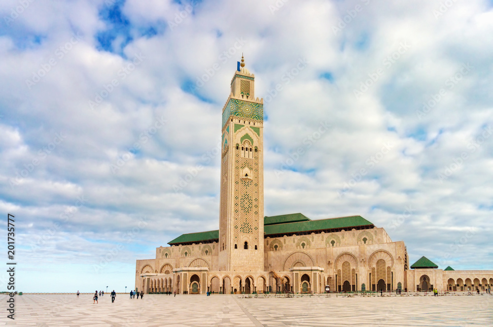 Tower Mosque Hassan II in Casablanca