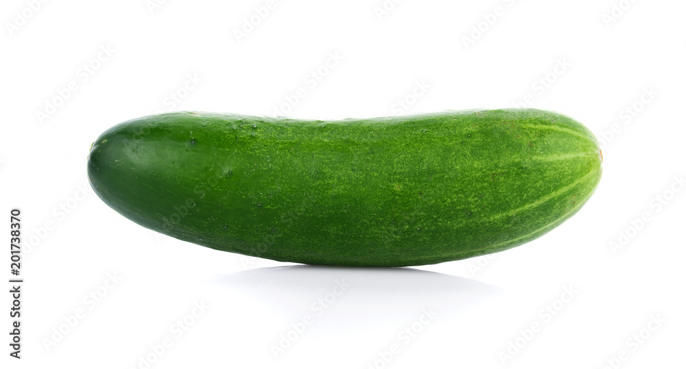 Cucumber isolated on the white background Cucumber isolated on the white background