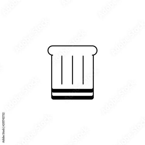 chef hat icon. sign design