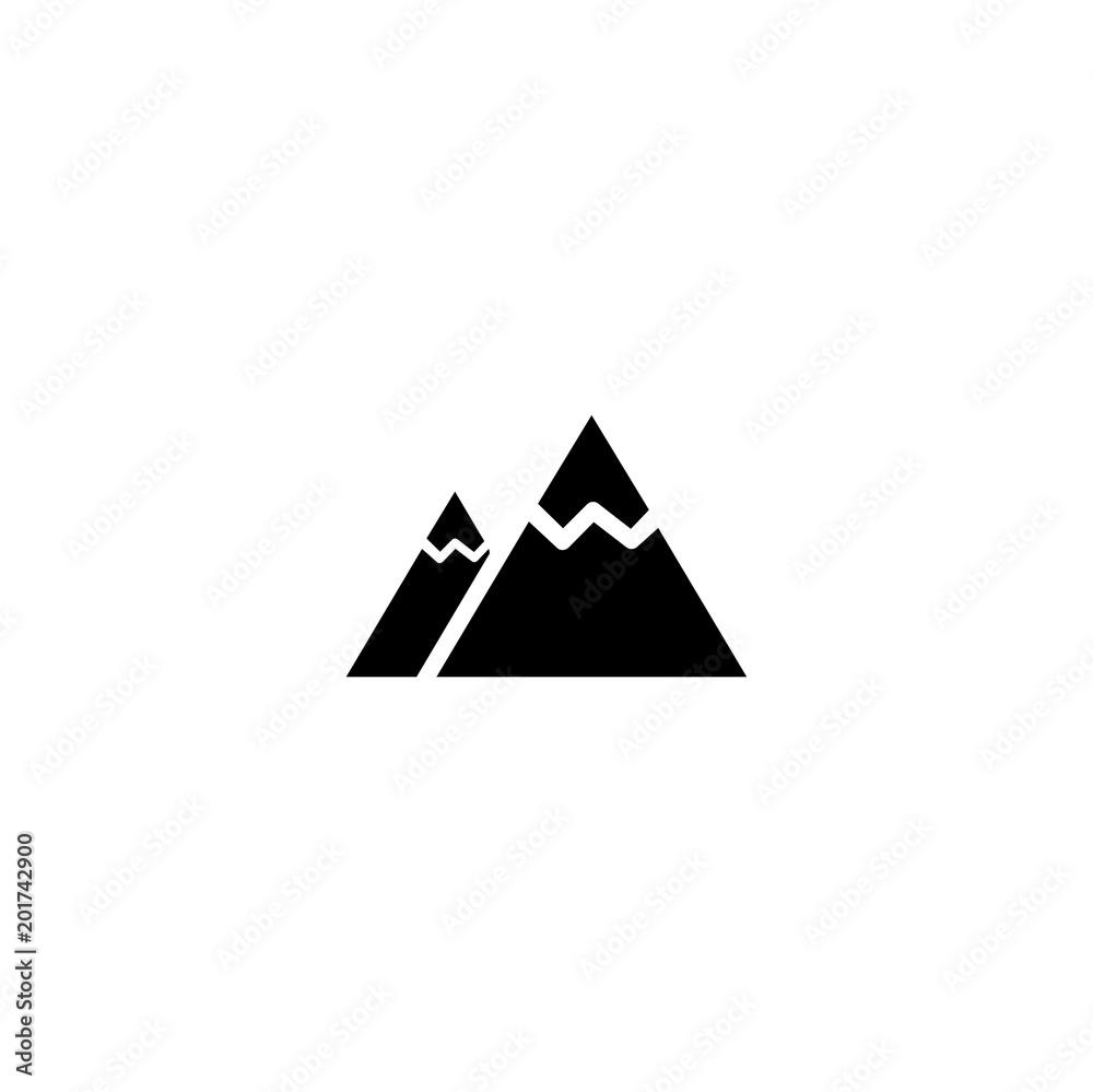 mountain icon. sign design mountain icon. sign design