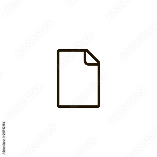 document icon. sign design