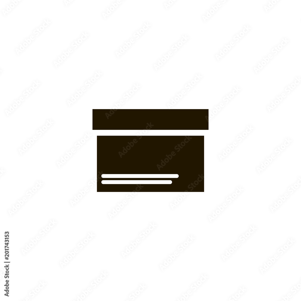 box icon. sign design box icon. sign design