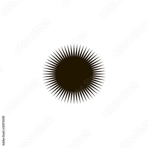 sun icon. sign design