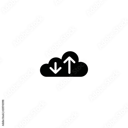 download cloud icon. sign design