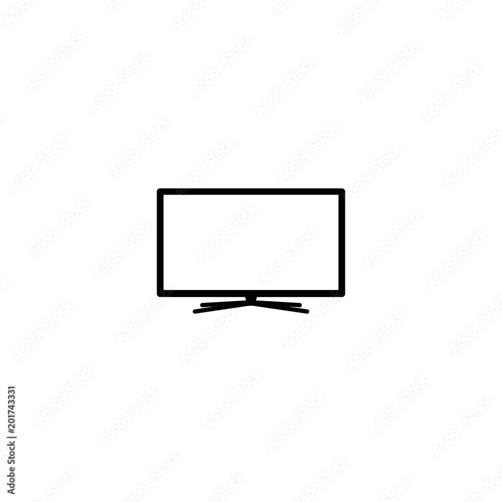 tv monitor icon. sign design tv monitor icon. sign design