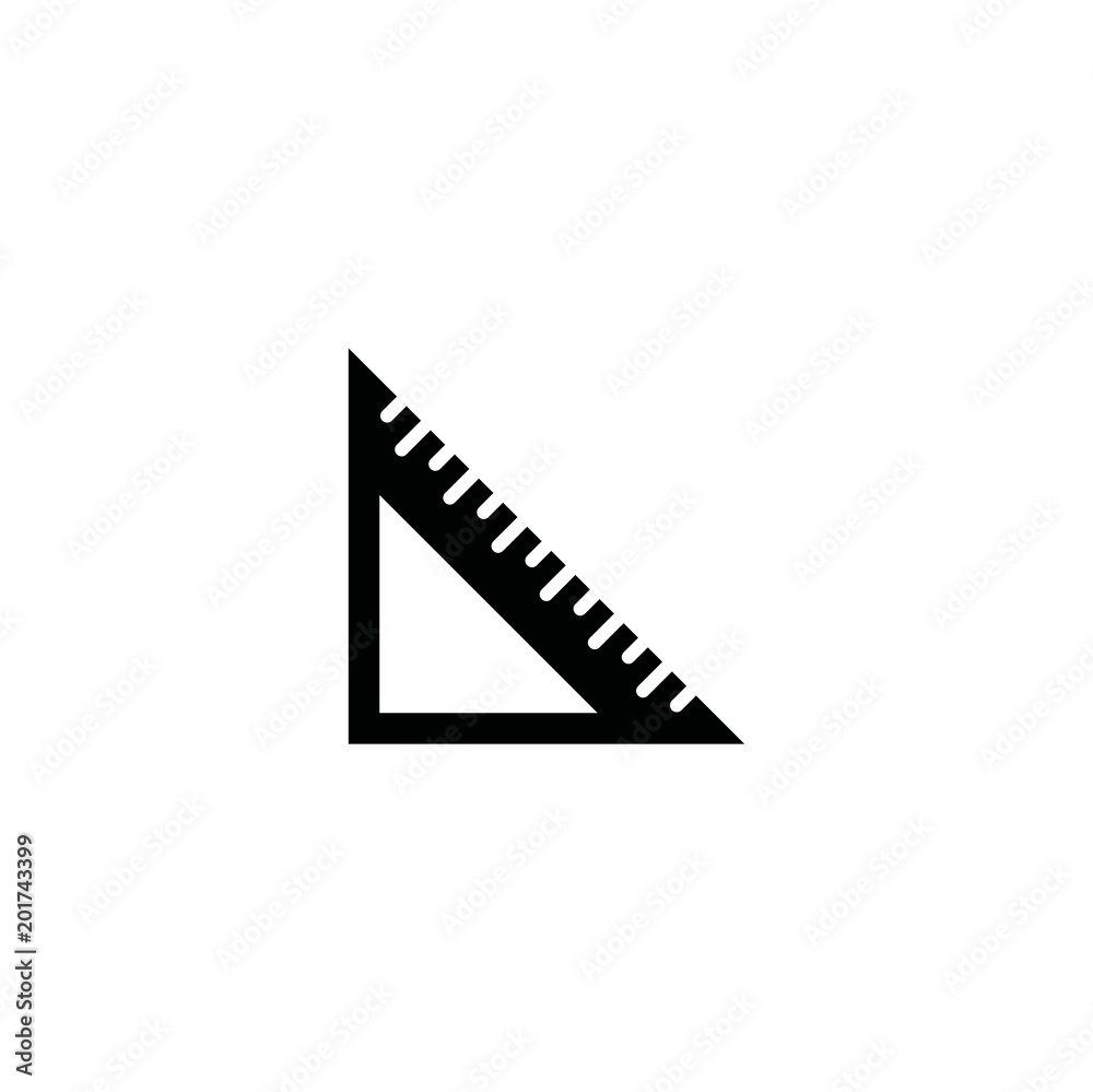 ruler icon. sign design