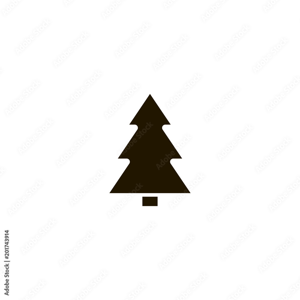 christmas tree icon. sign design