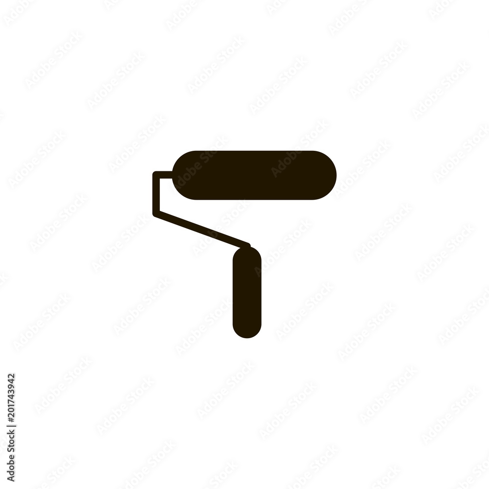 paint roller icon. sign design paint roller icon. sign design